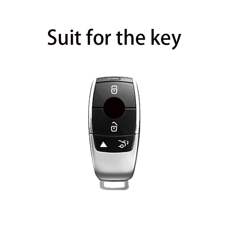Оригинальный Для Mercedes Benz 4 кнопки A E Класс Glc Glb Cla 250 Amg E53 - E Класс E300 E450 Чехол для ключа Чехол-брелок Icar