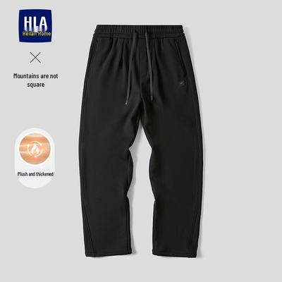 Мужские зимние спортивные штаны HLA с утолщенной флисовой подкладкой