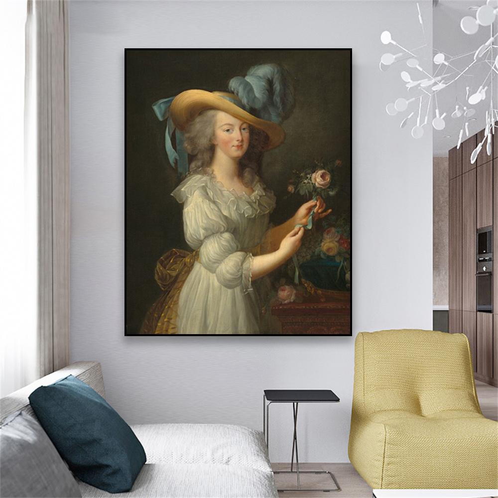 Классическая мадам Гранд картина маслом плакат Ренессанс художественные принты дома гостиная холст картина галерея домашний декор спальни