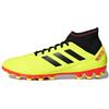 Predator 18.3 Round Toe Lace-Up AG (Rubber Short Studs) Slip-Resistant Durable Soccer Shoes Men Soccer Shoes Black Yellow BB7748