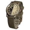 Военные часы ТИП 24H ночь день зеленый ремешок из ткани [MRMW] мужские A-17a &