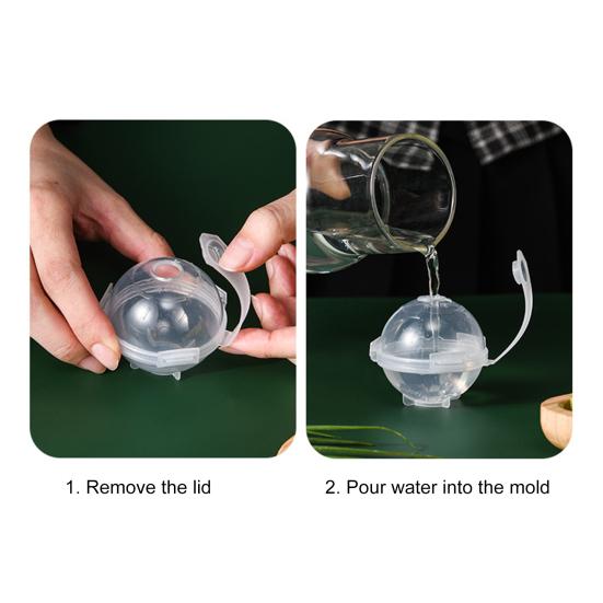 Yousheng Ice Ball Mold Круглый быстросъемный пластиковый лоток для льда для охлаждения виски Кухонный инструмент