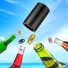 1-4Pcs Stainless Steel Beer Bottle Opener Automatic Push Down Opener for Home Party Bars Picnic Camping Barbecue Hiking