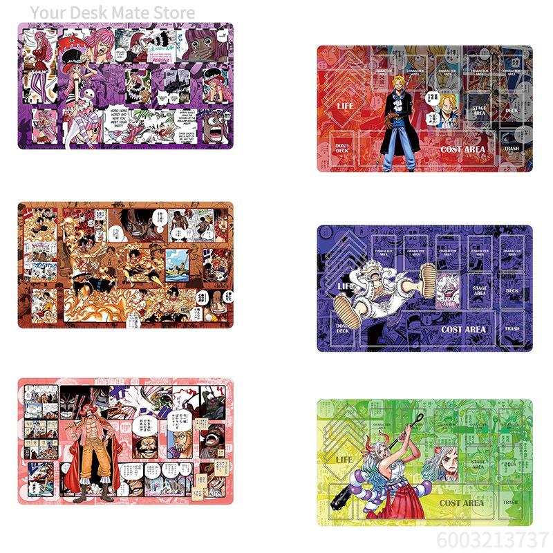 Аниме One Piece OPCG Игровой Аксессуар Серия Комиксов Игровой Коврик Perona Yamato Luffy Reiju Ace Коллекция Подарки Игрушки