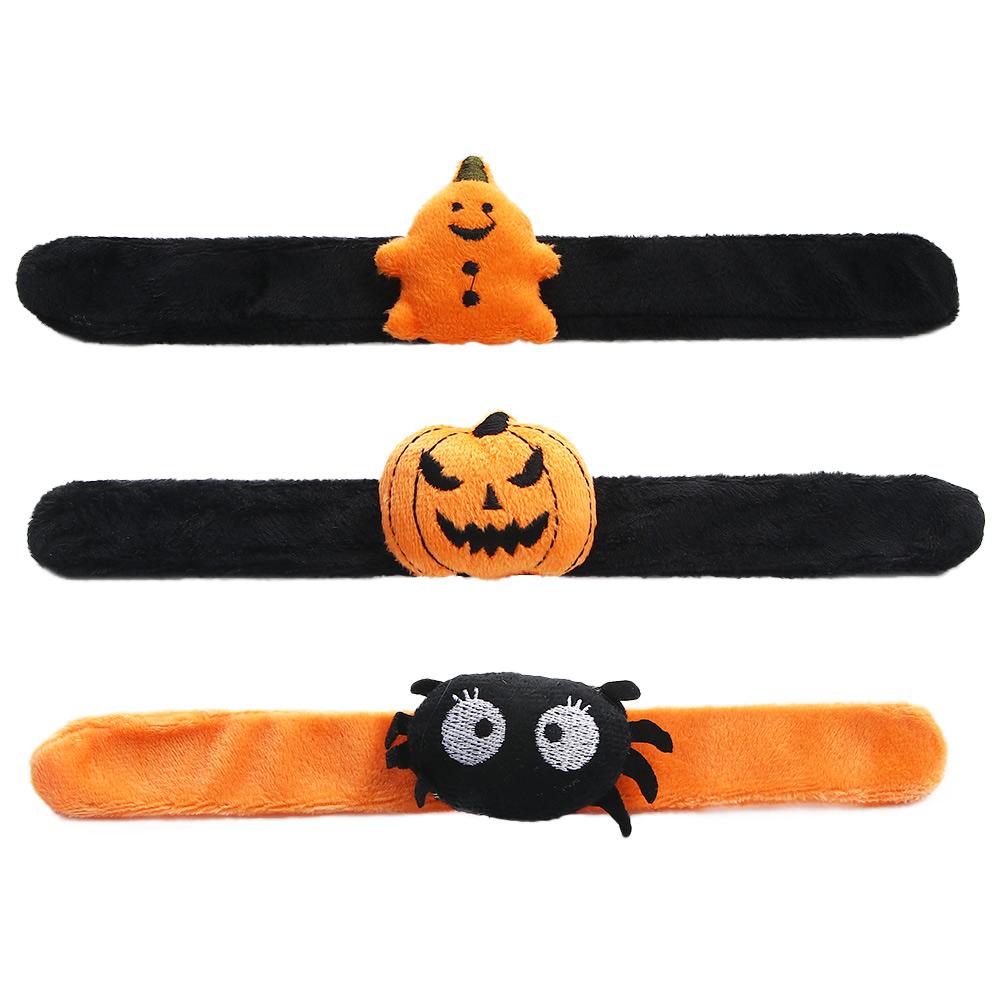Toy Halloween Decoration Hands Clap Circle Shake Wristbands Pumpkin Buckle Ring Hand Pat Circle