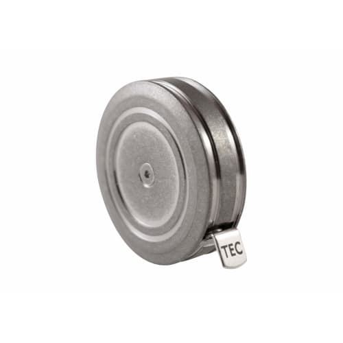TEC Accessories Ti-Tape Titanium Retractable Mini Tape Measure (Stonewash Finish) - Imperial and Metric 3ft User-Interchangeable Small Measuring Tape