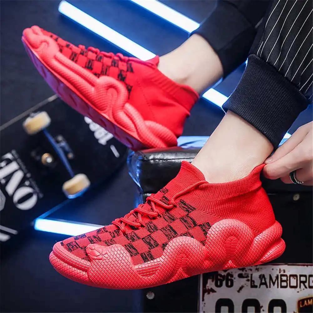 Fashion Dark Slip-on Women's Sneakers To Play Sneakers Therapeutic Gym Shoes Orange Shose Sport Obuv Classic Entertainment Shoses