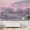 Beach Starry Tapestry Home Decor Living Room Natural Moon Sea Landscape Tapestry Fabric Hippie Wall Hanging Tapestry Tapiz