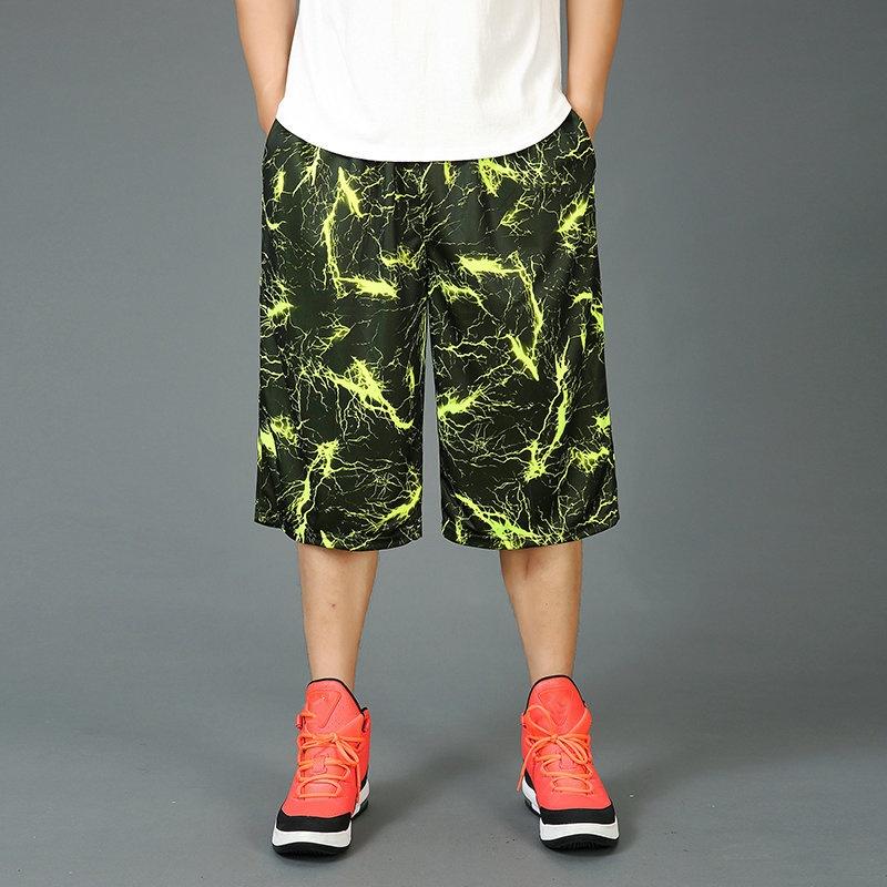 Мужские летние баскетбольные шорты, свободные спортивные шорты большого размера, повседневные дышащие пляжные брюки