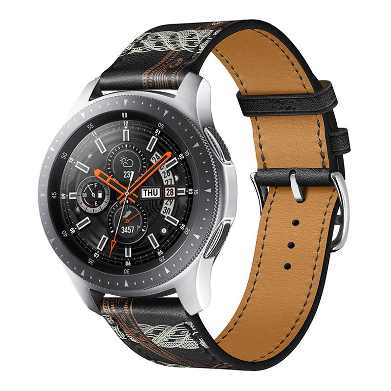 20mm 22mm Band For Samsung Galaxy Watch 6/4 Classic 5 pro/Active 2 44mm 40mm Sport Leather Bracelet Huawei GT 4-3-Pro-2-2e Strap