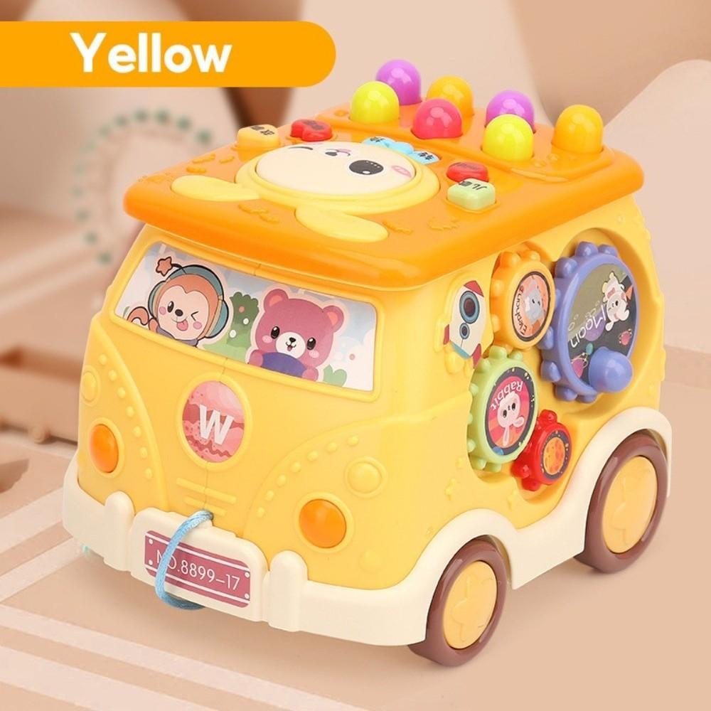 Puzzle Fun Bus Toys Multifunction Touch Learning Educational Toy New Baby Sensory Toys Infant
