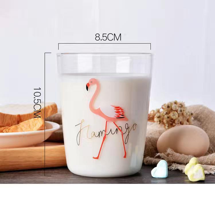 Прозрачная стеклянная кружка в скандинавском стиле, чашка для воды, чашка для молока, большая емкость