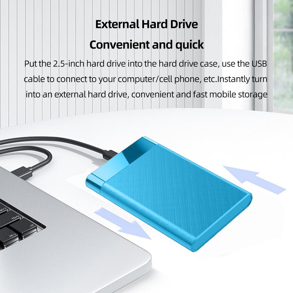 2,5-дюймовый корпус для жесткого диска SATA - USB3.0, корпус для жесткого диска 5 Гбит/с 8 ТБ, корпус для жесткого диска SSD USB 3.0 - SATA, коробка для жесткого диска для ноутбука, настольного ПК