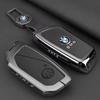 For BMW X1 U11 X7 X5 G05 LCI I7 IX XM Series 7 740Li U06 G81 M3 Alloy Leather Car Key Case Cover Shell Protector Fob Accessories