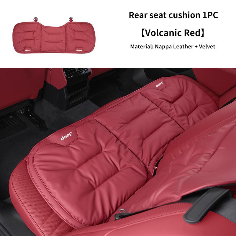 Car Velvet Cushion Vinter Leather Backrest Seat Cover Accessories For Jeep Grand Cherokee Compass Patriot Renegade Wrangler Libe ANO1