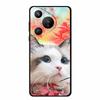 Черный силиконовый чехол для Huawei Pura 70 Pro Чехол Мультяшный кот Мягкая задняя крышка для Honor 400 Pro 5G Чехол для телефона 400Pro Coque Funda