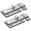 Bedroom Bathroom Stainless Steel Shed Lock Door Bolt Padlock Clasp Set Cabinet Catches