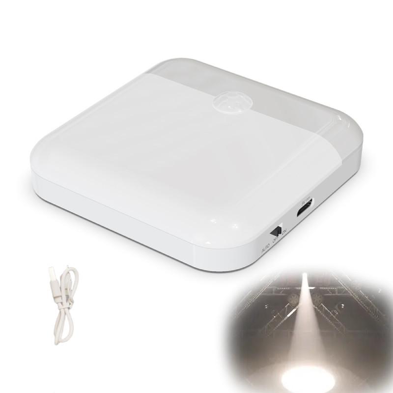 Светодиодный перезаряжаемый светильник с датчиком движения Беспроводной для шкафа, гардероба, лестницы