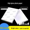 Глянцевая фотобумага для струйной печати: A3, A4, 5", 6", 7", 10", Различный вес для домашней печати
