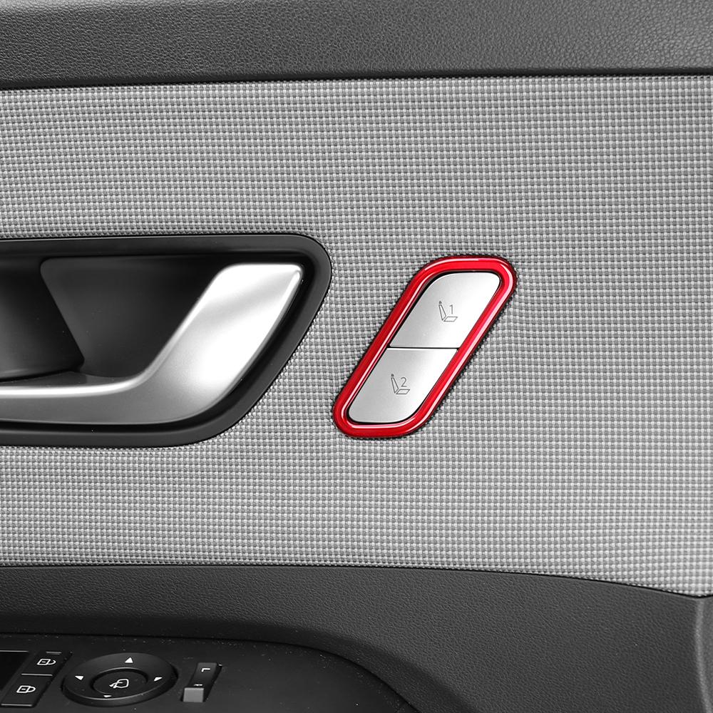 Cars Accessories Car Seat Adjust Button Cover For Hyundai KONA SX2 2024-2026 Car Decoration Styling Upgrade Modify A Car