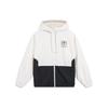 Li Ning Badfive цветная ветровка мужская верхняя одежда Off-White черный AFDT435-5
