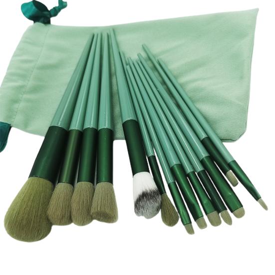 13 шт./набор кистей для макияжа с мягкой щетиной, многофункциональный косметический инструмент, контурная кисть для теней для век, румян, набор кистей для женщин