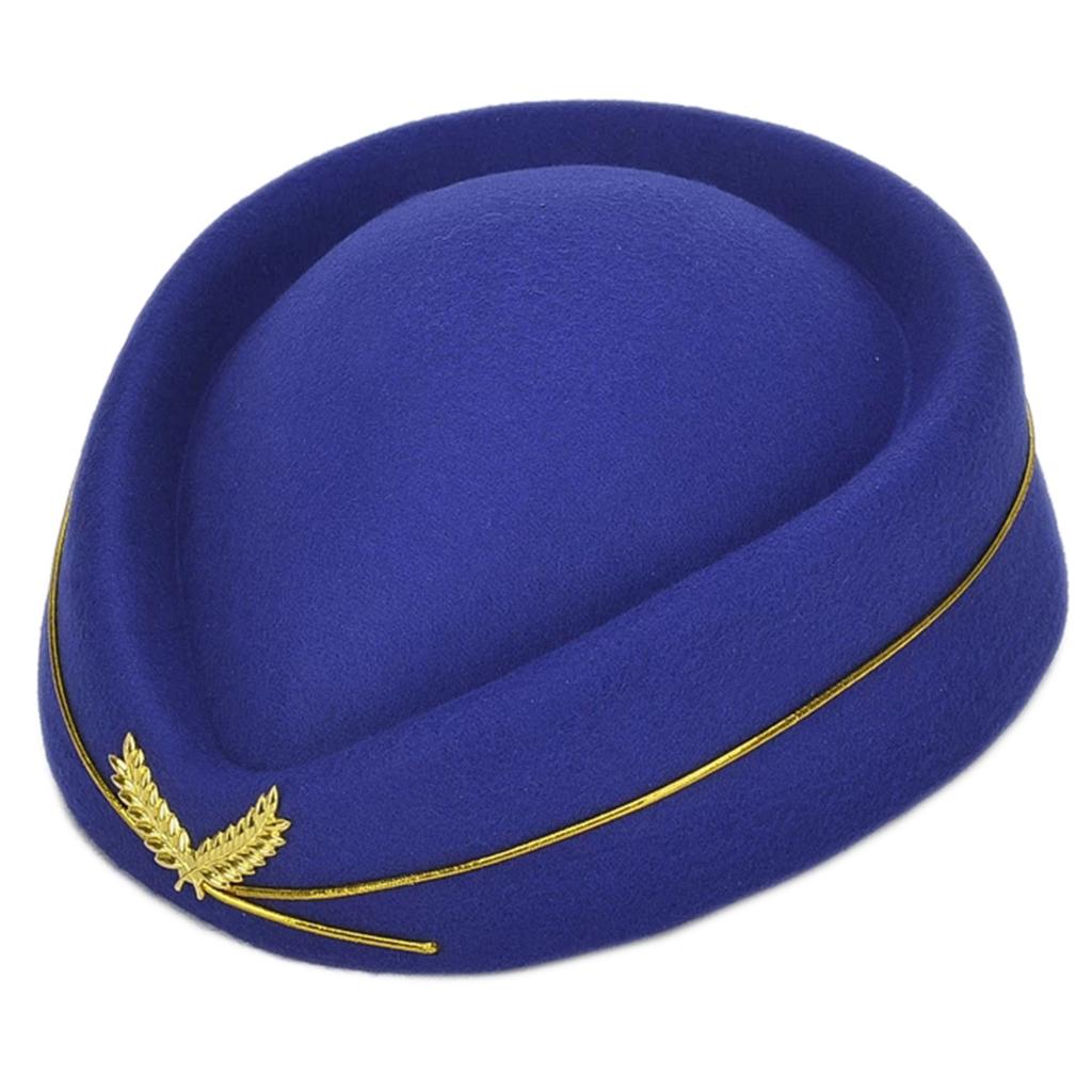 Stewardess Hat Air Hostesses Hat Beret Hat Party Favors Hats Formal Uniform Caps Accessory Women Party Cosplay