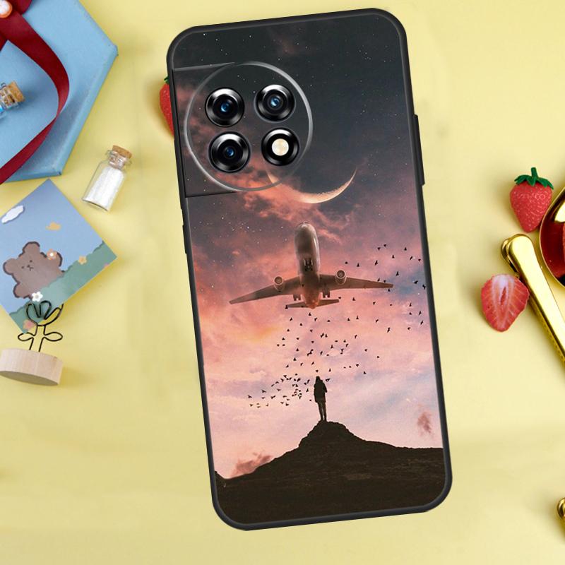 Чехол 'Самолет Летай Своими Мечтами' Для OnePlus 13R 12R 10R 15 13 12 11 10 9 13T 10T 8T Nord CE 5 2 3 4 Lite N20 N30 Обложка