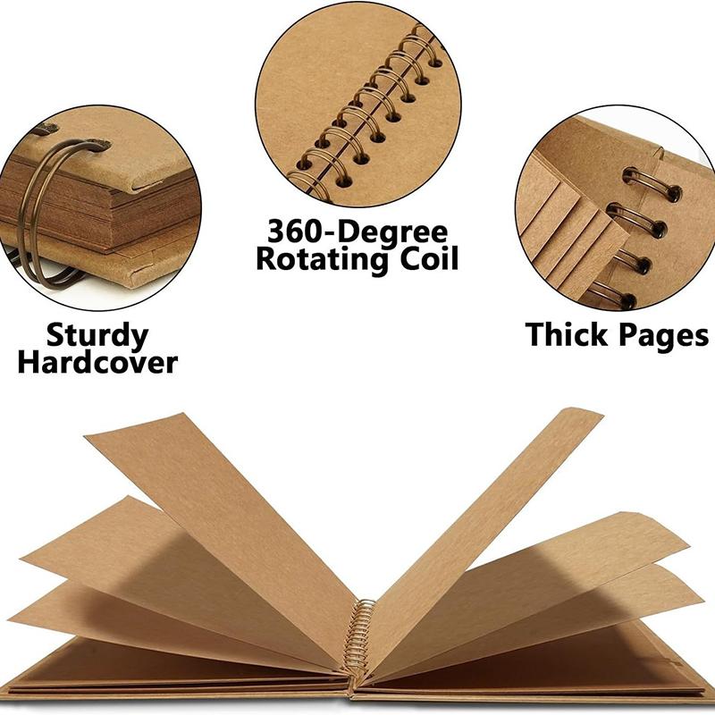 40 страниц альбома для рукоделия, бумажный фотоальбом для скрапбукинга, подарки на годовщину свадьбы, фотоальбомы, скрапбукинг