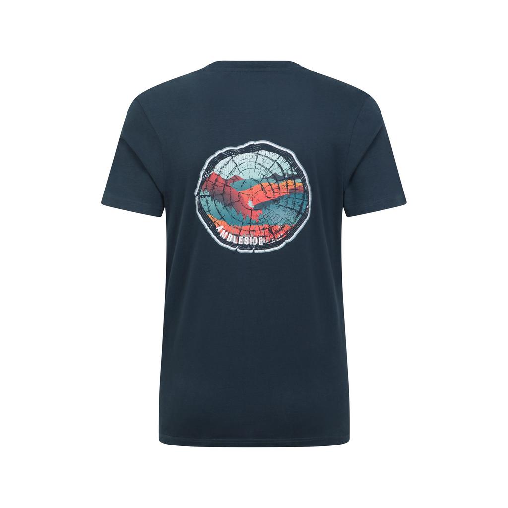 Mountain Warehouse Mens Ambleside Tree Ring Organic T-Shirt
