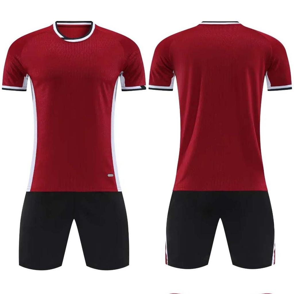 Spot wholesale 2026 new children's football jersey, short-sleeved training jersey, primary school football jersey printing number