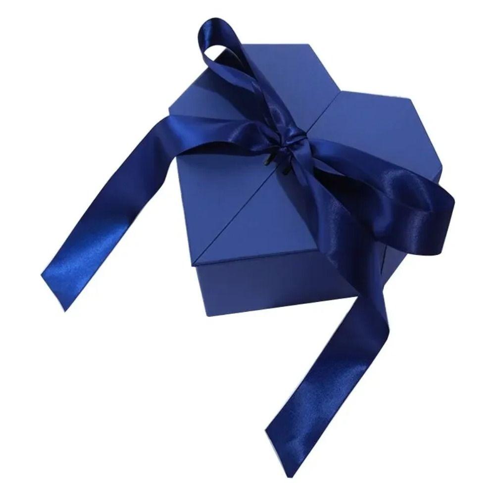 Подарочная коробка с бантами, подарочный футляр с двойной дверью, креативная упаковочная коробка, годовщина свадьбы