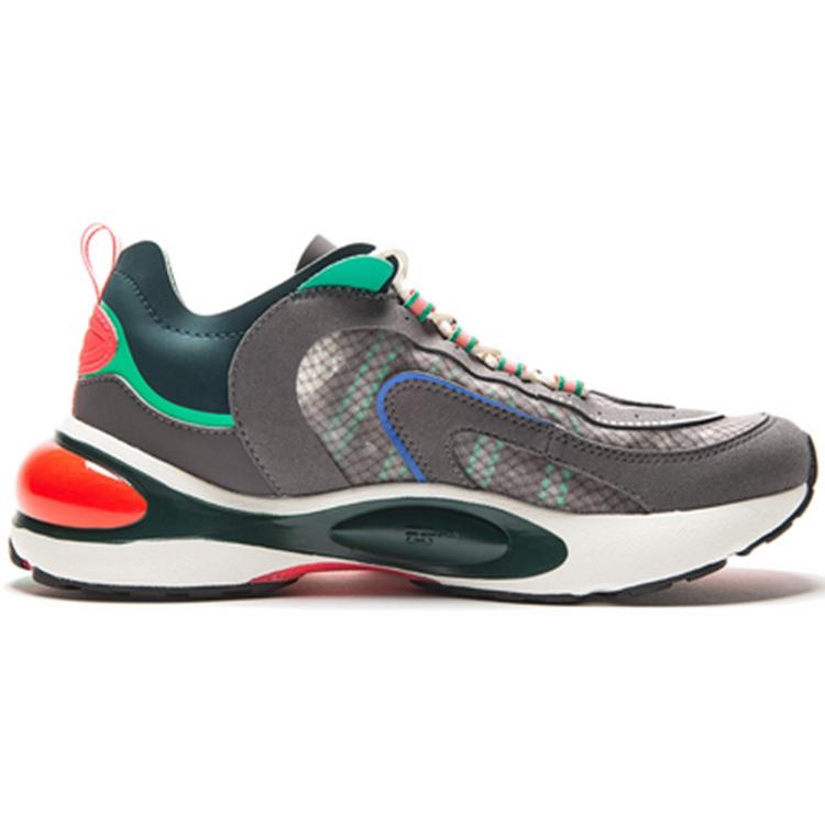 Li Ning V8 Модные нескользящие низкие беговые кроссовки Женские Ротанговый Янтарный ARHP128-3
