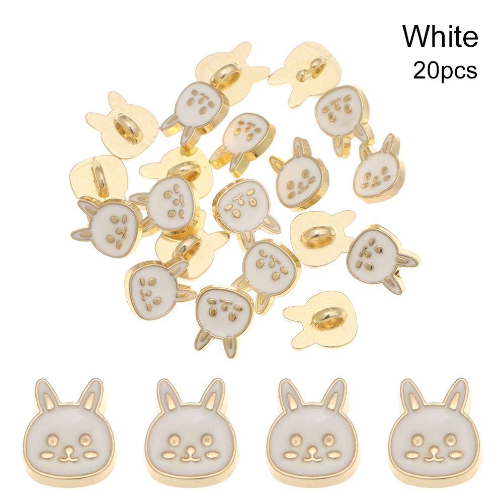 Sewing Accessories Ultra-small Buckle Doll Rabbit Buttons Doll Belt Buckles 1/6 Dolls Clothing