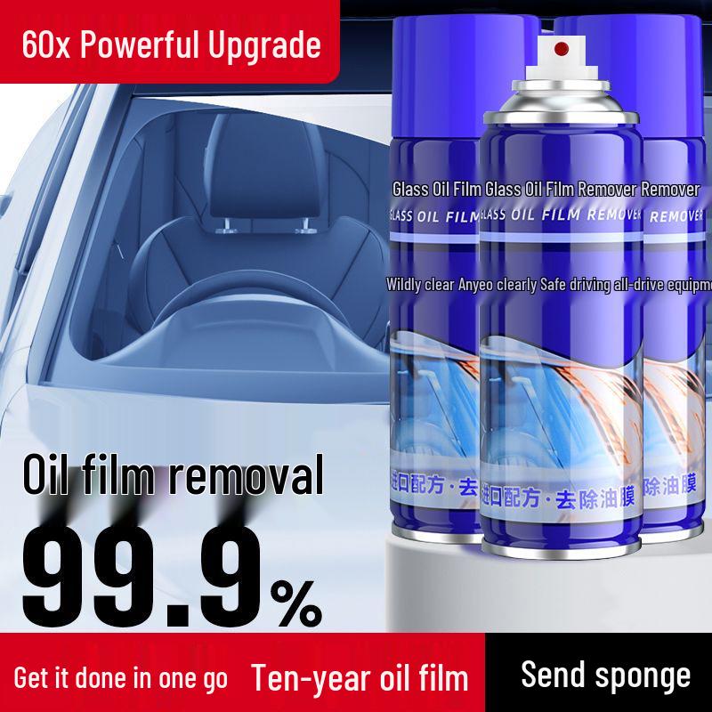 Upgraded Car Windshield Oil Film Remover - Powerful, Large-Capacity Decontaminant