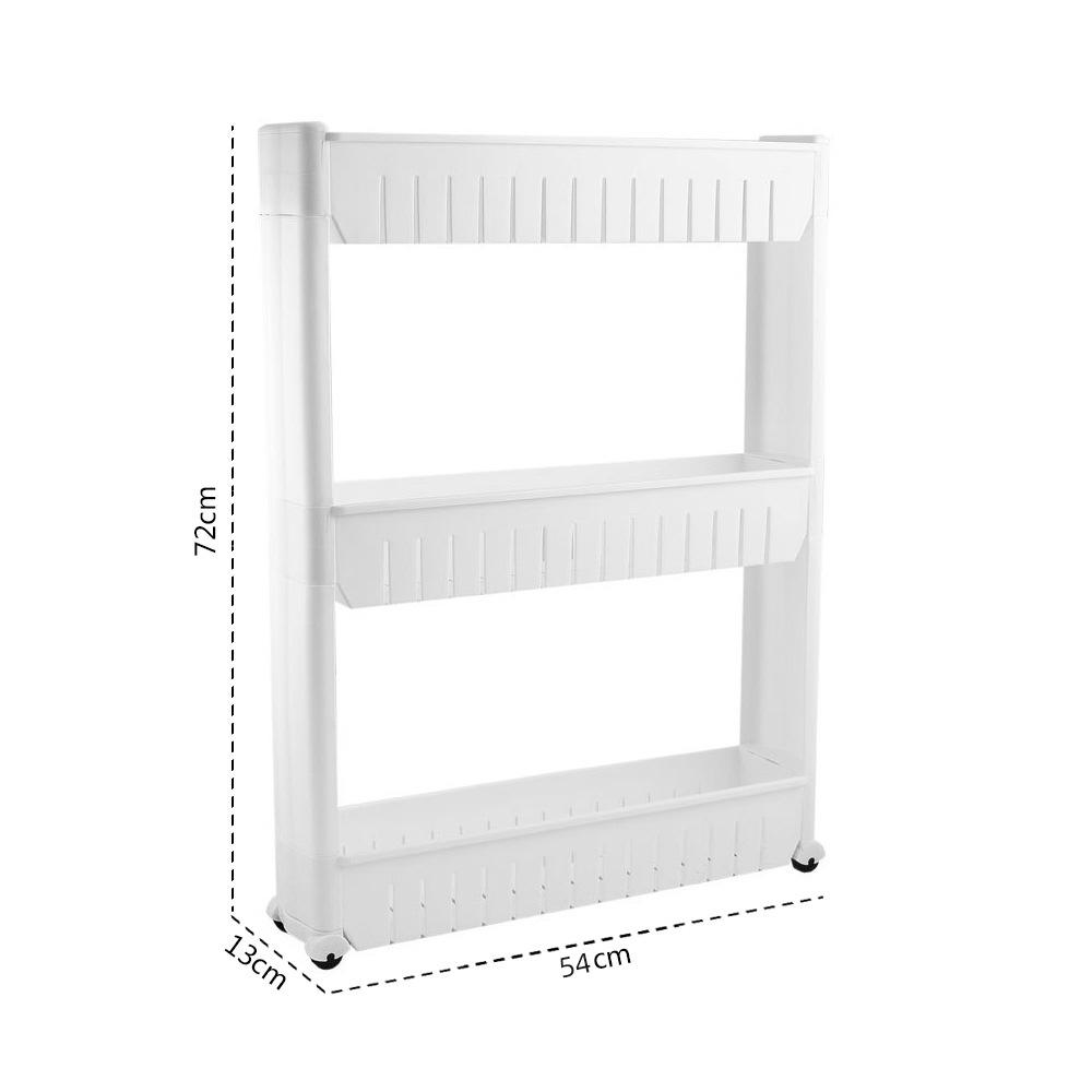Мобильная полка для хранения Полка с промежуточным пространством Кухонная полка для хранения Ванная комната Стеллаж для хранения Холодильник Полка для отделки бокового шва