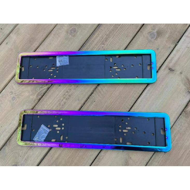 Number Plate Holder Chrome Look Number Plate Surround Holder Car Registration Plate Holders Number Plates Holder for Trailer License Plate Covers