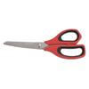 Ciseaux De Cuisine Arcos 185722 En Acier Inoxydable Et Mango Polypropylène + 240 Mm Élastomère Rouge Sous Blister.