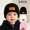 Xiaomi 3pc Baby Winter Warm Cap without Brim, Breathable, Suitable for Daily Outdoor Commuting, Casual Wearing and Gift Giving