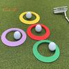 Силиконовое кольцо для гольфа, тренировочное кольцо для гольфа в помещении и на открытом воздухе, всенаправленная тренировочная чашка для гольфа, тренажер точности паттинга, вспомогательное средство для обучения гольфу, аксессуары для гольфа