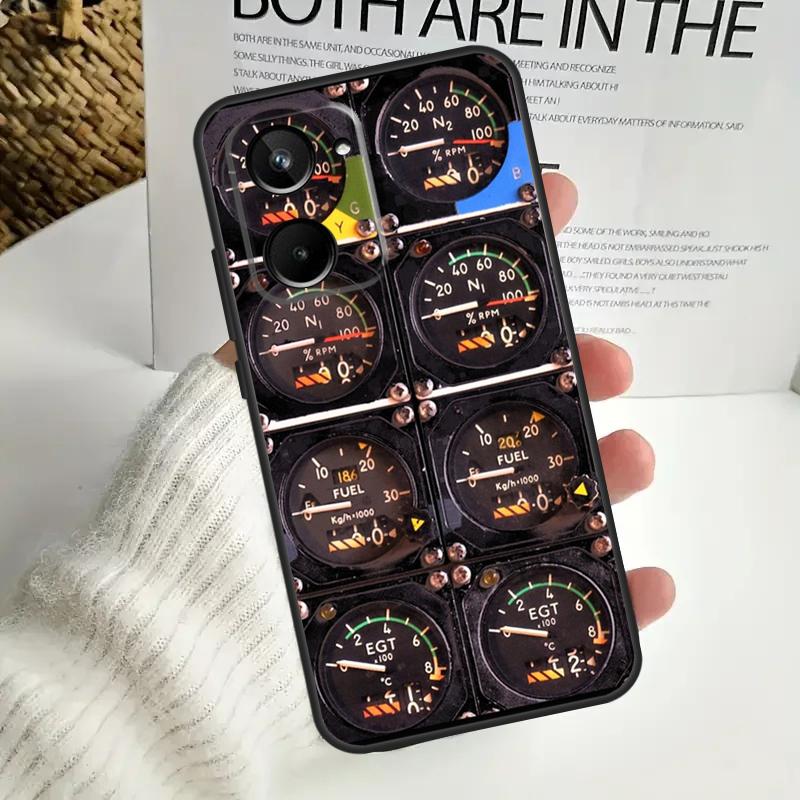 Flight Instruments For Realme 15 Pro 10 11 12 13 14 Pro Plus C67 C65 C63 C61 C55 C53 C51 C35 C71 C75 GT7 Case