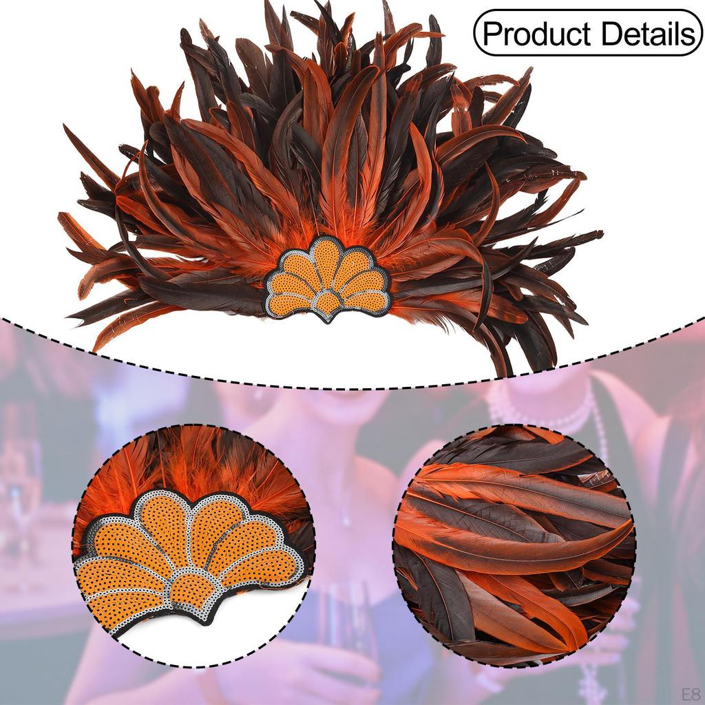 Feather Headdress for Carnival, Festival Performances