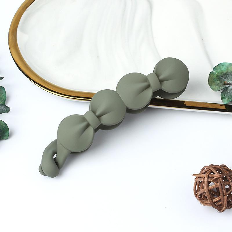 Frosted Banana Ponytail Clip Solid Color Hair Clip Women Hair Styling Clip Accessories Ponytail Barrettes Hair Claws Hairpins