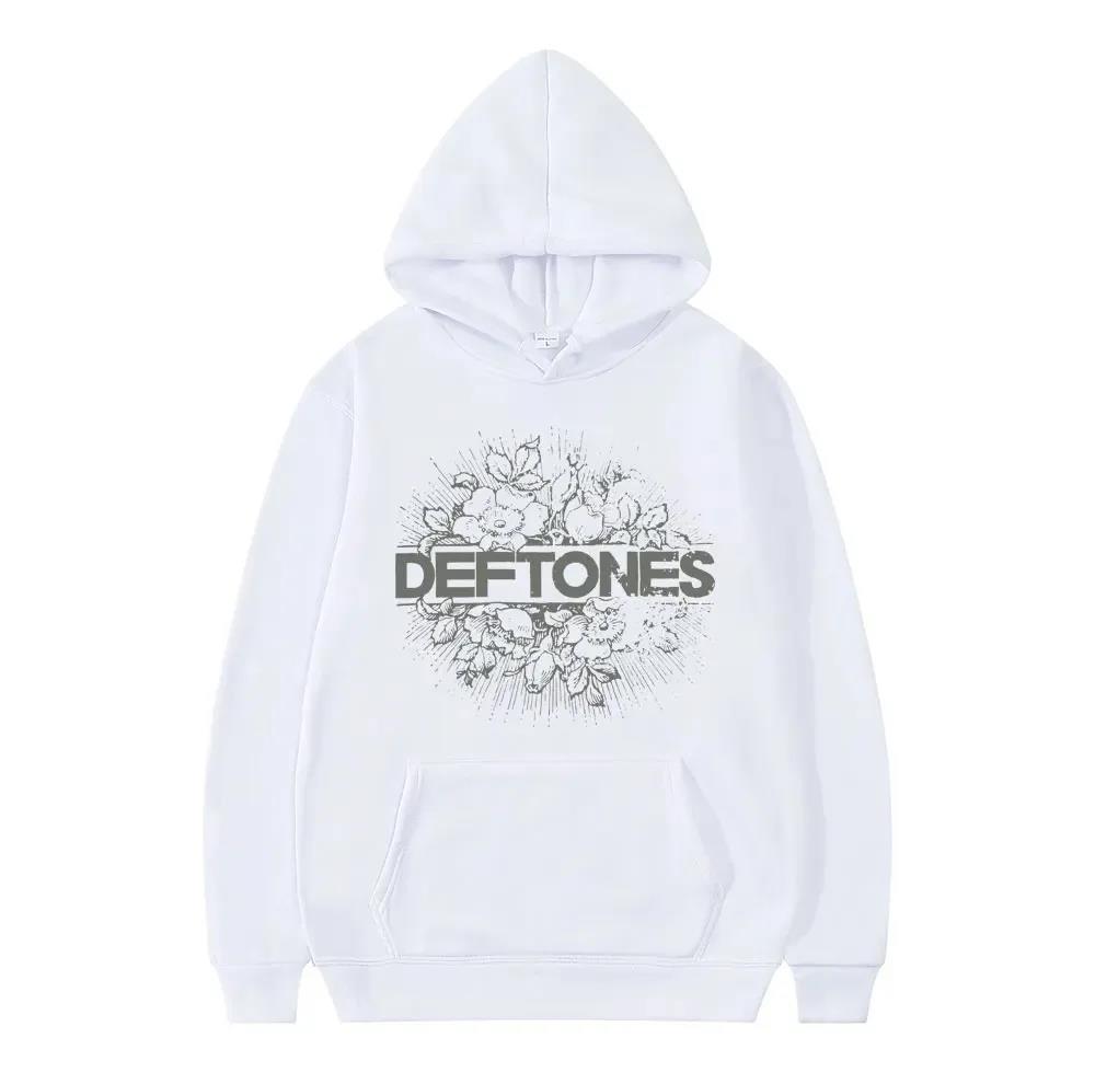 The New Deftones Trendy Printed Hoodies for Both Men and Women, Retro Punk Sweatshirts, and Streetwear from Harajuku