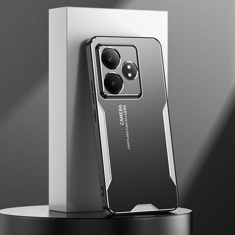 Для Realme GT Neo6 SE 5G Чехол Алюминиевый сплав+ПК+ТПУ Противоударная крышка для мобильного телефона