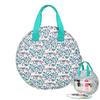 Embroidery Kit Bag Round Embroidery Supplies Storage Tote Bag Embroidery Supplies Organizer With Multiple Pockets Knitting Bags