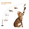 Игрушки для кошек, имитация птицы, интерактивные игрушки, забавная птица из перьев с колокольчиком, игрушка-палочка для котенка, игрушка-дразнилка, кошачьи товары