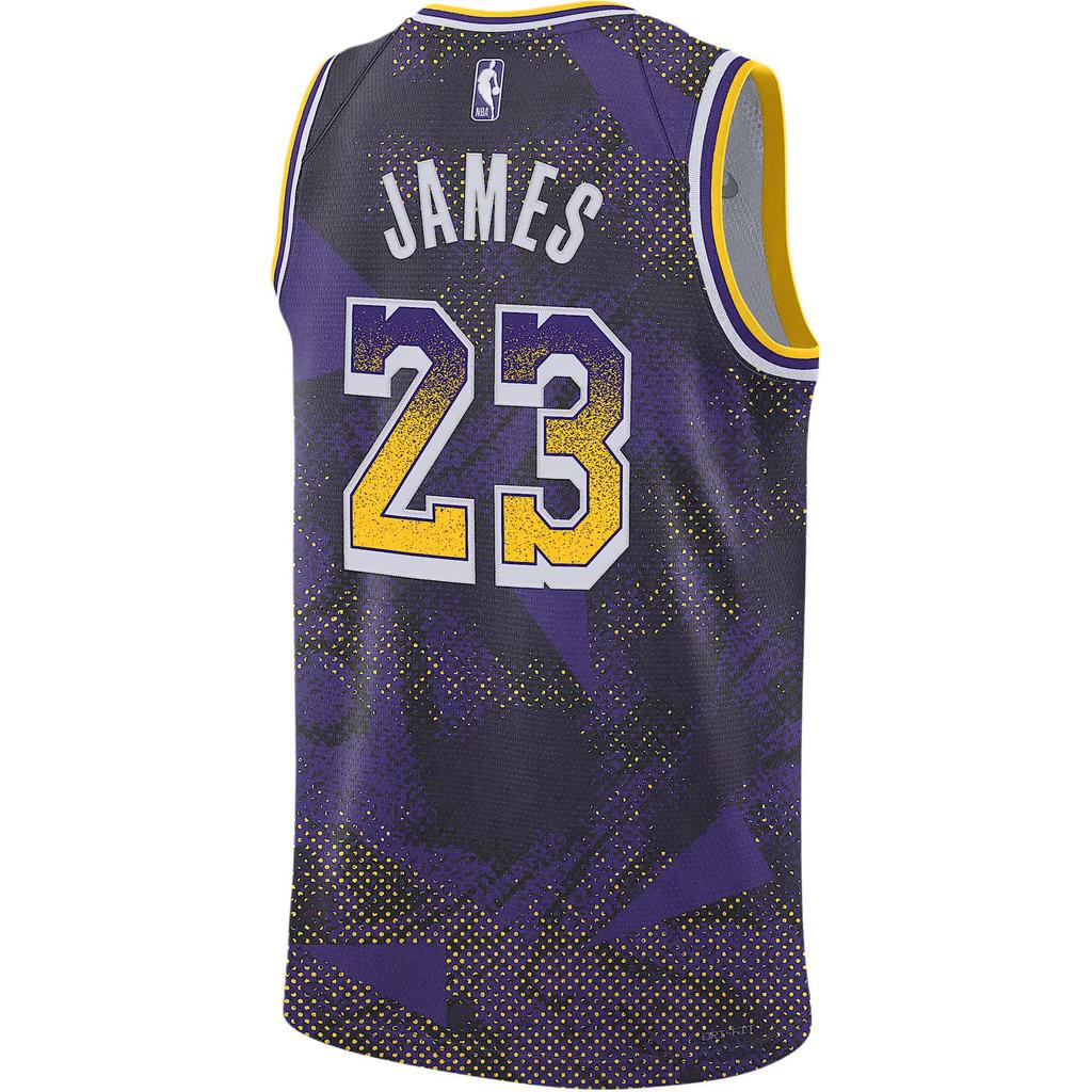 Nike Мужская майка NBA ЛеБрон Джеймс Лейкерс 2025/26 Серия Select Swingman Фиолетовая HJ4066-504