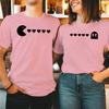 Couples Matching T Shirts Funny Heart Love Valentines Day Gift Matching Couples T-shirt Cute Ghost Games Valentine Sweet TShirt