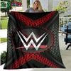 Fashion Wrestling Sport W-Wwe Print Blanket Flannel Thin Blanket Portable Home Travel Office Lunch Break Blanket Bath Towel Gift
